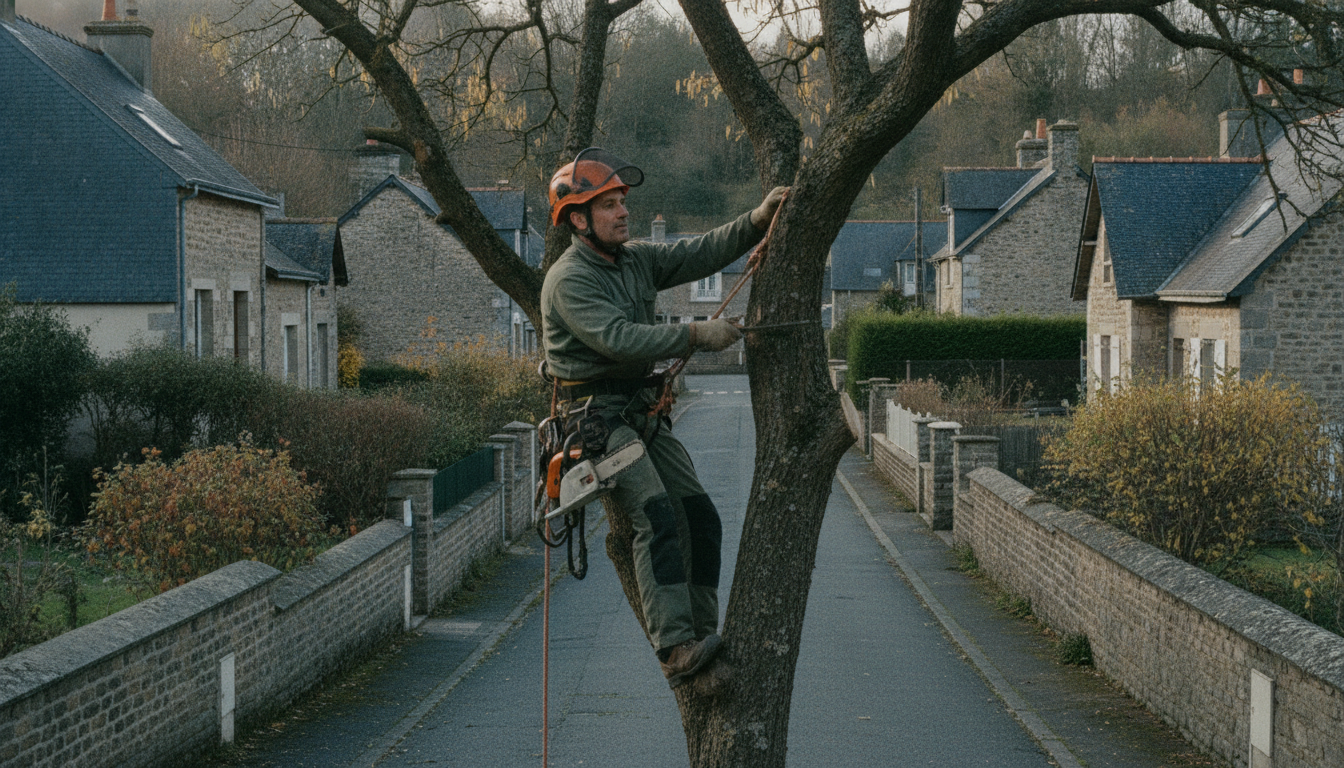 élagage et abattage d'arbres à Trélazé